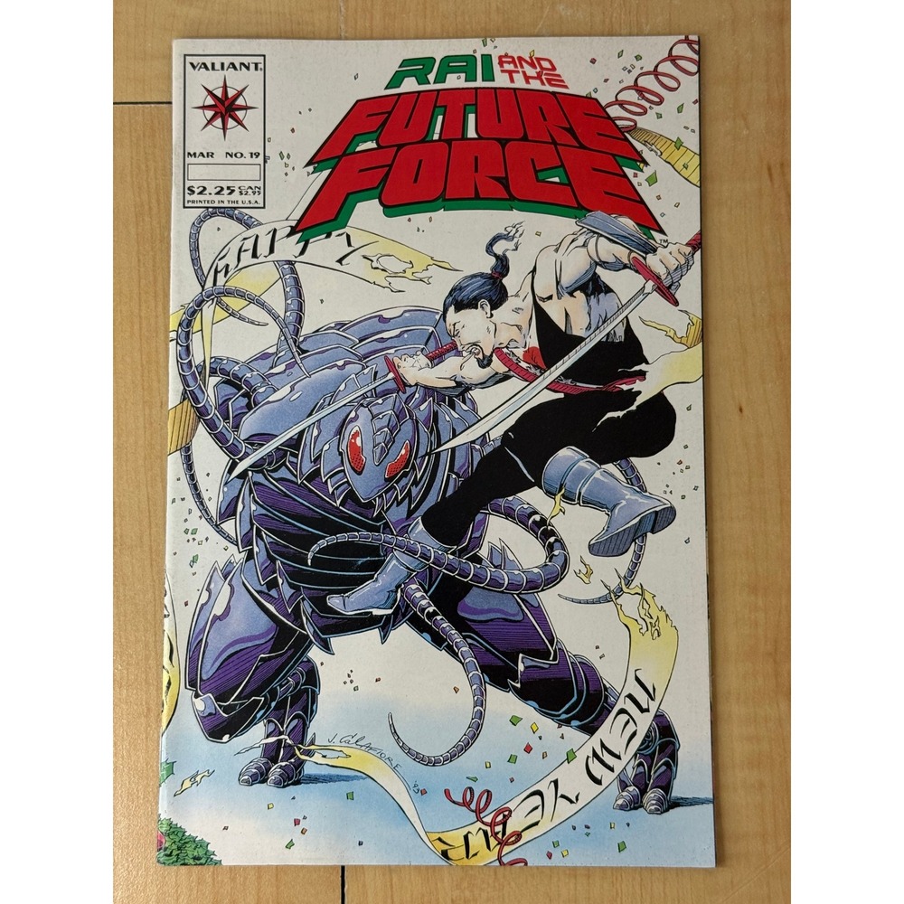 Valiant Comics Rai and the Future Force No. 19 March 1994 Jim Calafiore Cover